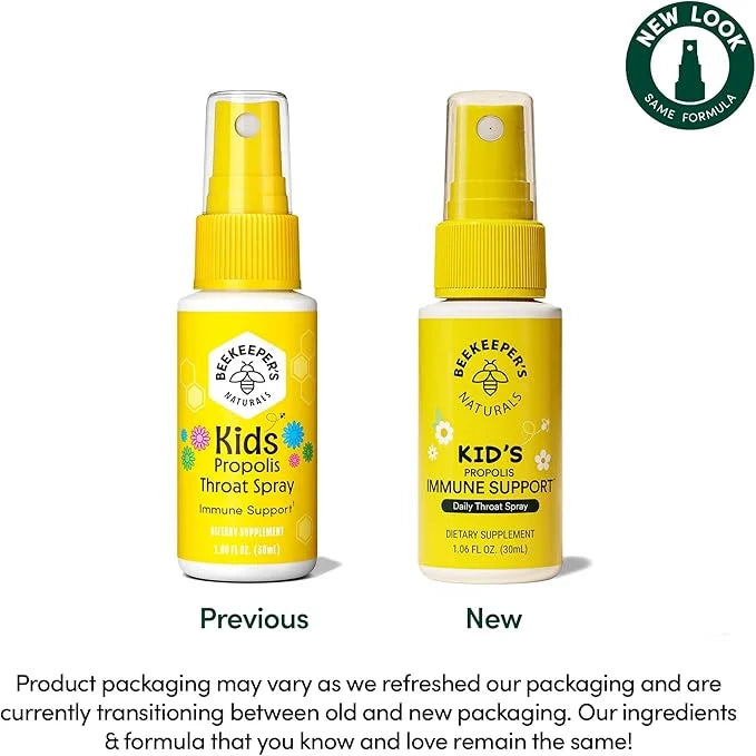 Beekeeper's Naturals Kids Propolis Throat Spray 95% Bee 1.06 oz 2)