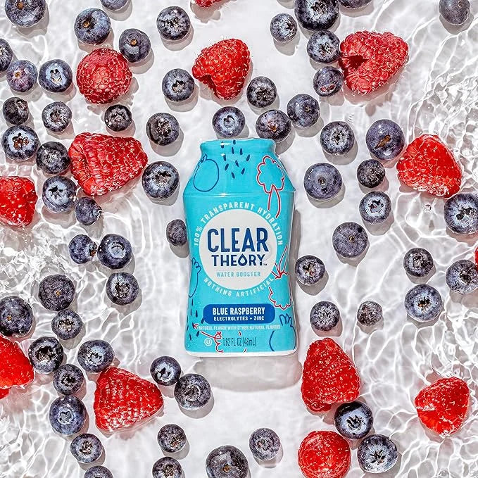Clear Theory Water Flavoring Drops with Electrolytes, Water Enhancer Liquid Flavored Water Drink Mix, Hydration for Kids, ...