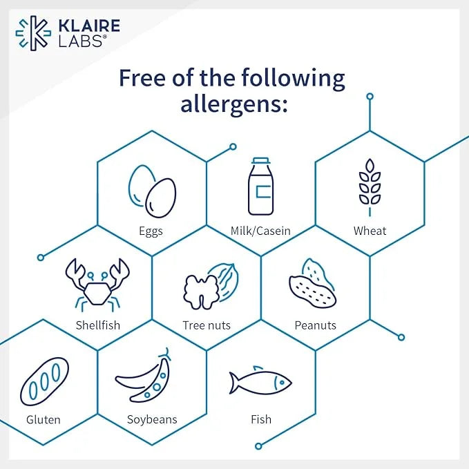 Klaire Labs Multi-Vitamin Complex B6 & B12 (60 (60 Capsules)