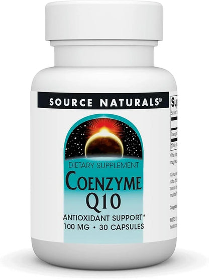 Source Natural Coenzyme Q10 Antioxidant Support 100 mg 30 Capsules