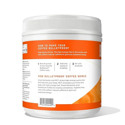 Bulletproof Original Creamer, 14.8 Ounces, Keto Coffee Creamer with MCT Oil and Grass-Fed Butter, Supports Brain Function ...