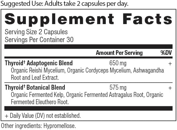 Thyroid Support Supplement with Ashwaghanda by Ancient Nutrition, Thyroid Capsules, Promotes Restful Sleep and Reduced Str...