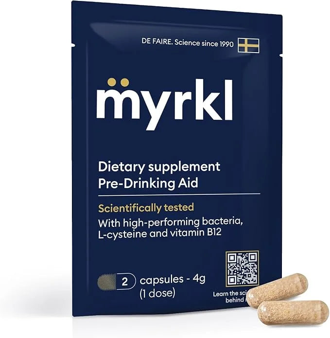 Unique Pre-Drinking Supplement for Liver Health Support, Helps Morning Energy with High-Performing Probiotic, L Cysteine &...