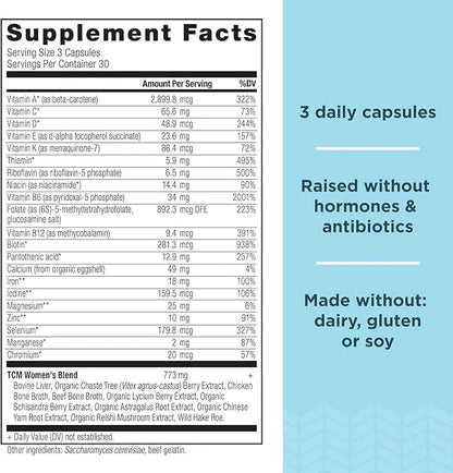 Ancient Nutrition Multivitamin for Women, Multi B12, Zinc, 90 Ct