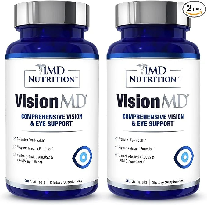 1MD Nutrition VisionMD Eye Vitamin CARMIS 60 Softgels (2-Pack)