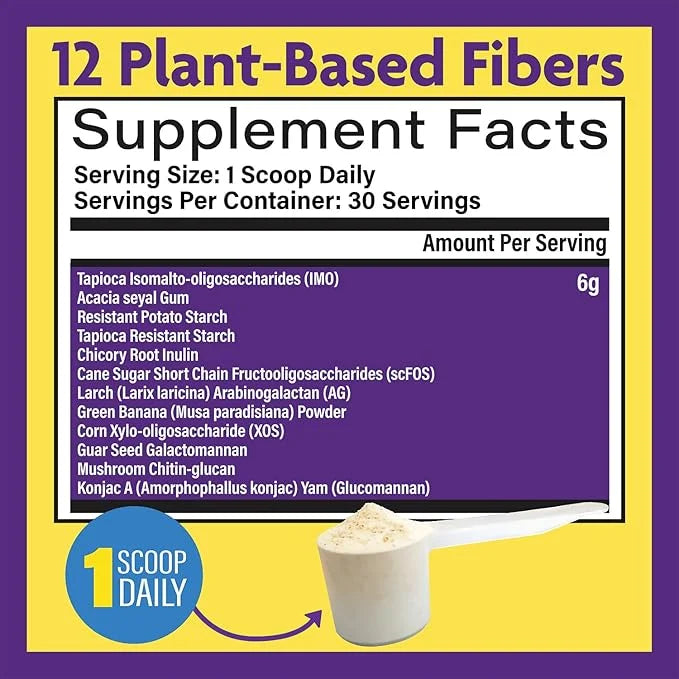 InnovixLabs Prebiotic Fiber Powder 30-Day Supply