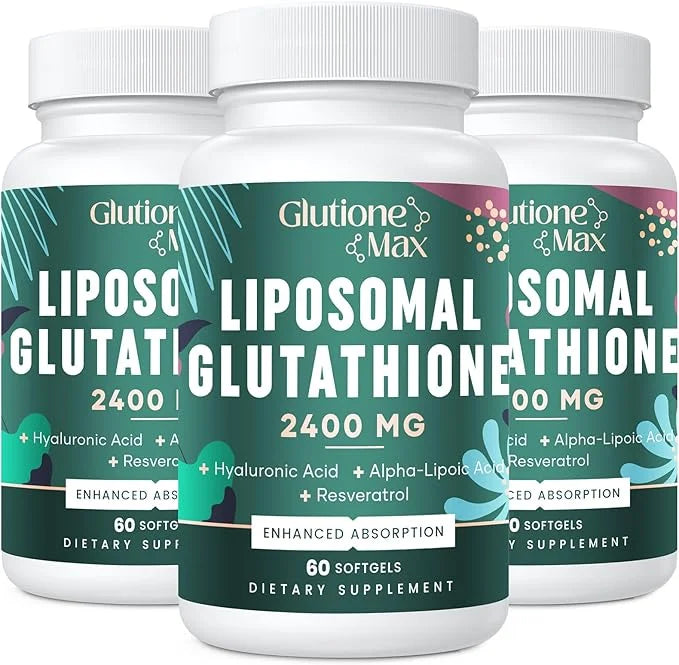 Liposomal Glutathione, 2400Mg Glutathione Supplement 180 Softgel,