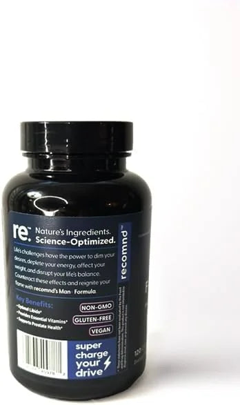 | Man+ Formula | Male Boost Supplement for Increased Energy, Prostate Health | Essential Vitamins Support - Product Image