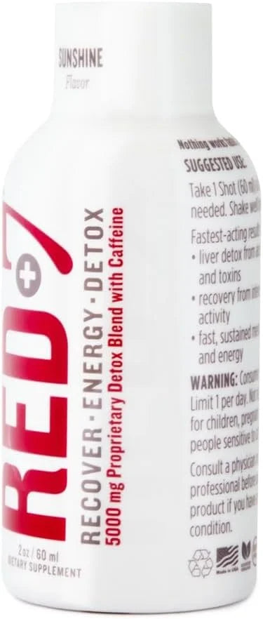Red 7 Detox Blend 2 oz/ 60 ml 5000 mg 6)