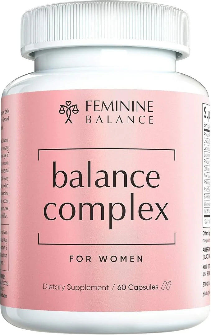 Balance Complex 17-in-1 Vaginal Health 100 Billion Probiotics for Women pH Balance with Cranberry & D-Mannose | Promote Ur...