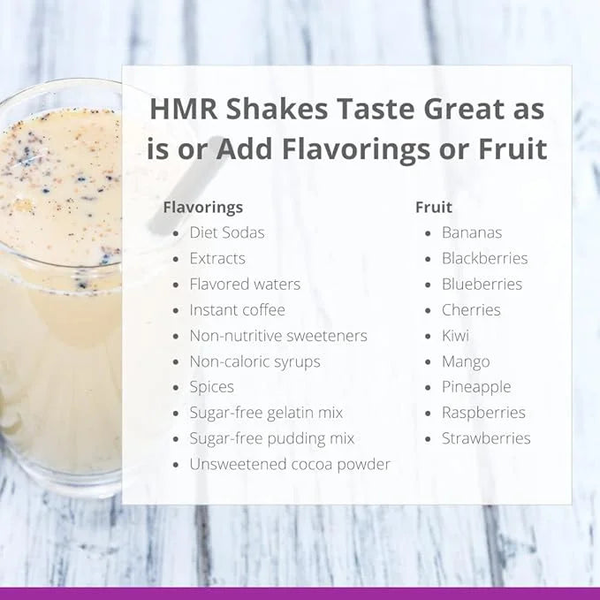 HMR "Classic" 800 Shake Meal Replacement Mix 17g of 18 Single