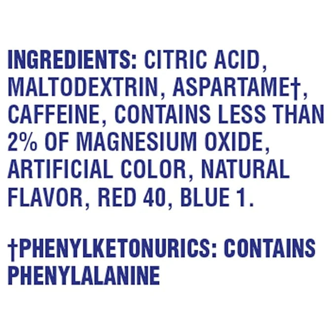 Crystal Light Grape Naturally Flavored Powdered Drink Mix with Caffeine, 120 ct Pack, 4 Boxes of 30 On-the-Go Packets - Pr...