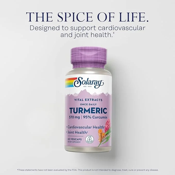 SOLARAY Turmeric Root Extract 600mg 60 VegCaps