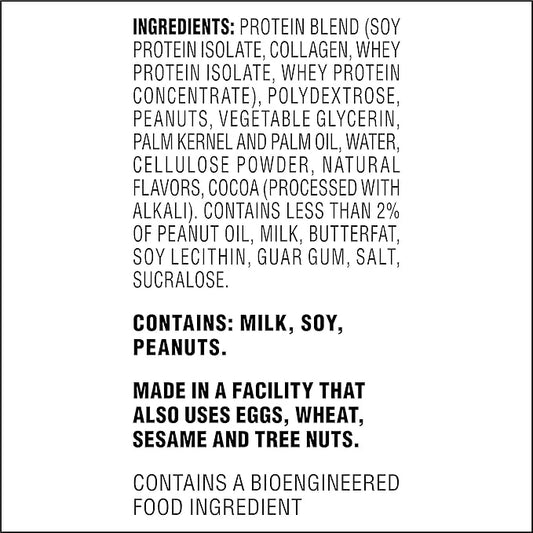Atkins Chocolate Peanut Butter Protein Meal Bar, High Fiber, 16g Protein, 2g Sugar, 3g Net Carb, Meal Replacement, Low Car...