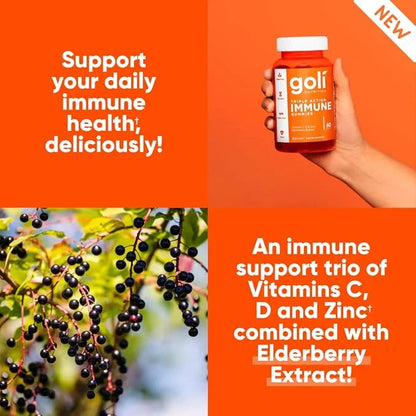 Goli Immune Vitamin Gummy 60 Count 1