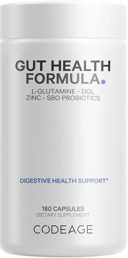 Codeage Gut Health Supplements Vegan Formula 180 Capsules