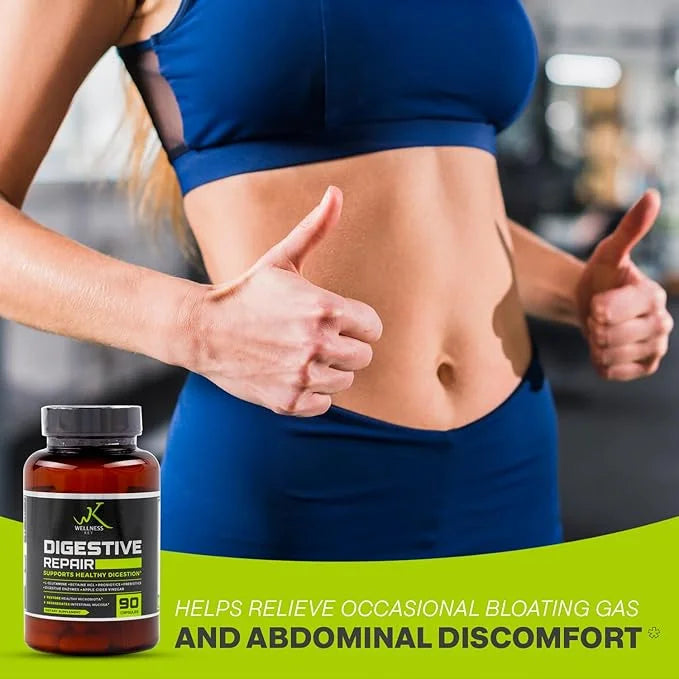 Digestive Repair 5-in-1 plus 7 Digestive 6 Strains 3 Billion 30 Days 90 Capsules 3/day