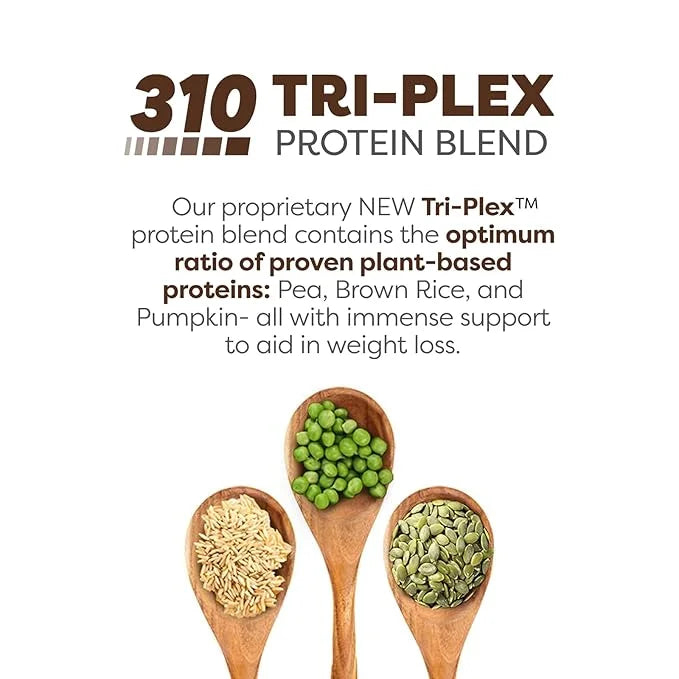 310 Nutrition All-In-One Meal Replacement Shake - Fiber-Rich Vegan Superfood Blend with Natural Sweeteners - Low Carb, Ket...