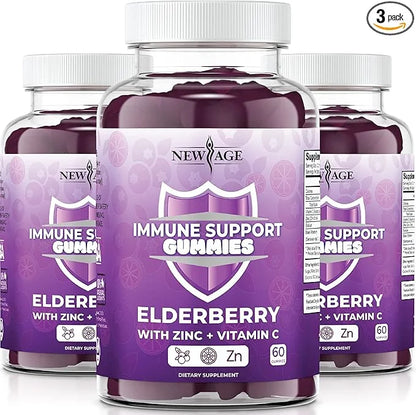 NEW AGE Immune System Support Gummies 180 Gummies)