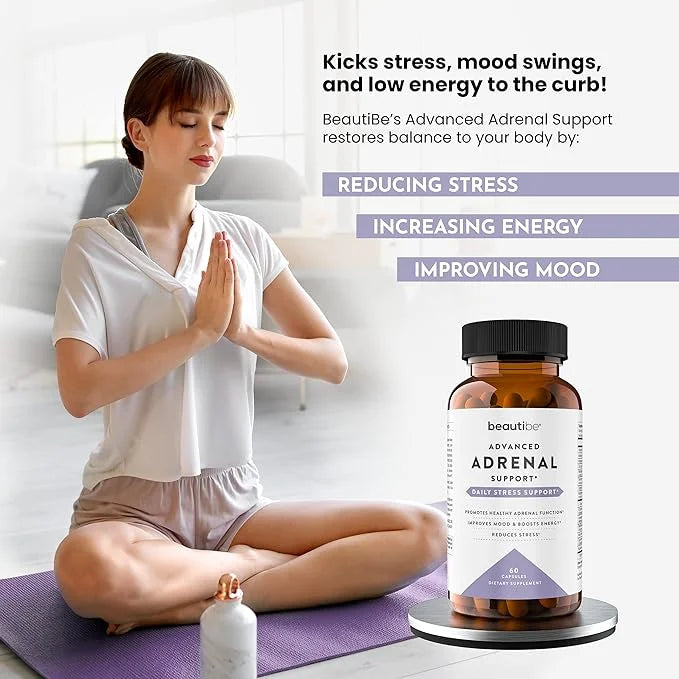 Adrenal Support for Women & Men 60 Non-GMO