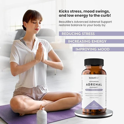 Adrenal Support for Women & Men 60 Non-GMO
