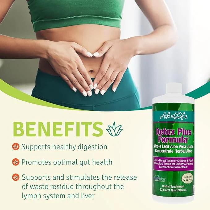 Aloe Life – Detox Plus Formula, (32 oz.)
