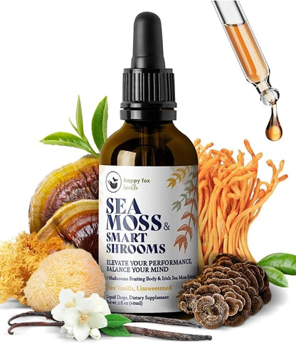 Organic Irish Sea Moss Liquid Drops 7 Adaptogenic