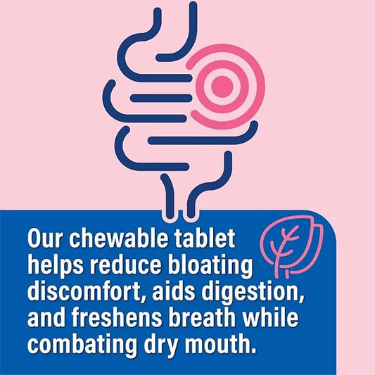 Chewable Probiotics Bloating Relief for Women 5 Billion (30 Count)