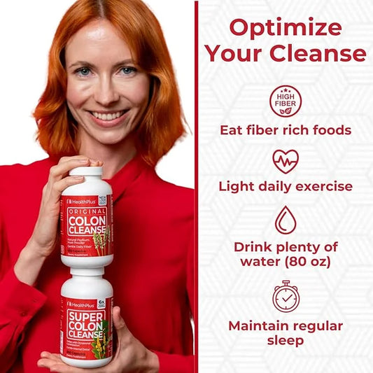 Health Plus Super Colon Cleanse: 10-Day 12 Cleanses, 480 Capsules