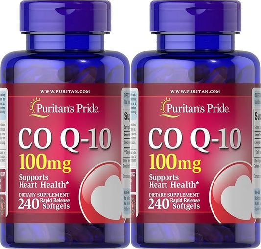 Puritan's Pride, Qsorb Coq10 100 Mg 2 Pack 240 Softgels, 480 Count