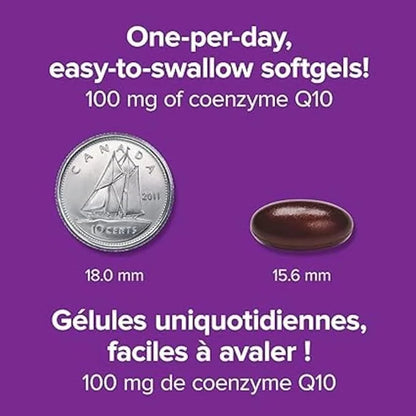 Webber Naturals Coenzyme Q10 100 mg, 60 softgels