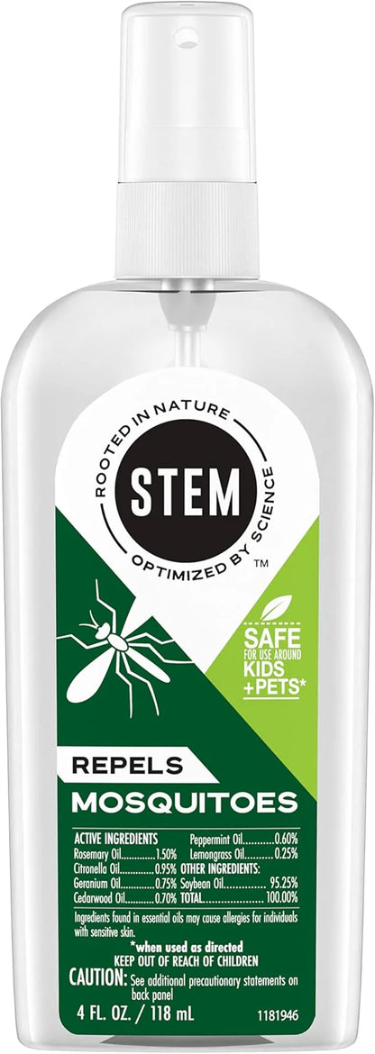Stem Repels Mosquitoes: Mosquito Repellent Spray 4 fl 3)