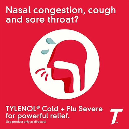 Tylenol Cold + Flu Severe Medicine 24 ct.