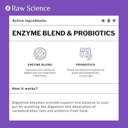 Digestive Enzymes With Probiotics for Women 60 Pills