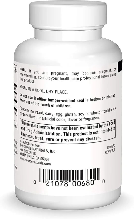 Source Natural Coenzyme Q10 Antioxidant Support 30 mg 60 Capsules
