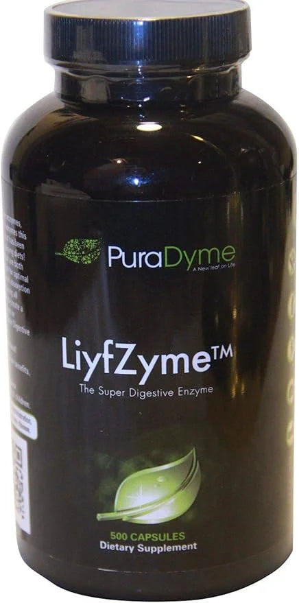 PuraDyme LiyfZyme Plant Based Digestion and 500 Veggie