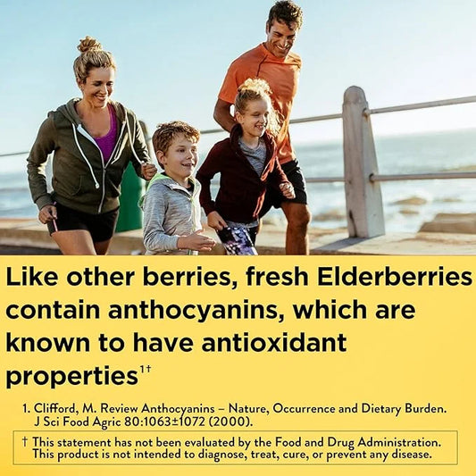Nature Made Elderberry 400 mg Extract 60 Capsules, 60 Day