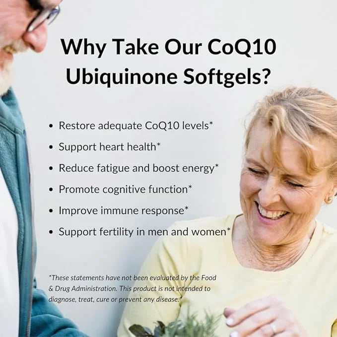 Intelligent Labs CoQ10 Ubiquinone 200mg Softgels | Coenzyme Q10 with MCT Oil for Max Absorption | Soy, Sugar, Gluten, and ...