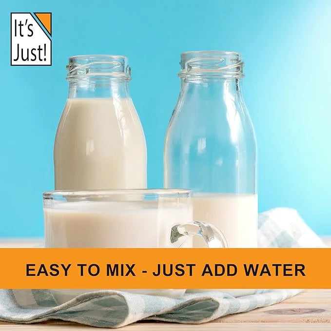 It's Just - Powdered Non-Fat (Skim) Milk, rBST/rBGH Hormone Free, Shelf Stable, Just Add Water, Makes Over 1.5 Gallon Milk...
