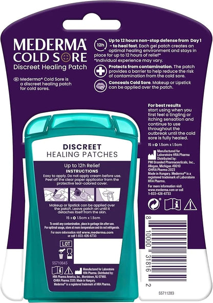 Mederma Discreet Cold Sore Healing Patch (30 Patches)