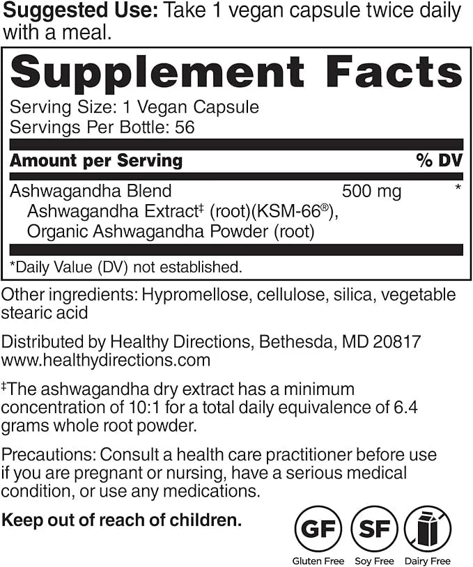 Dr. Chaudhary’s Prajna Ayurveda Ashwagandha is