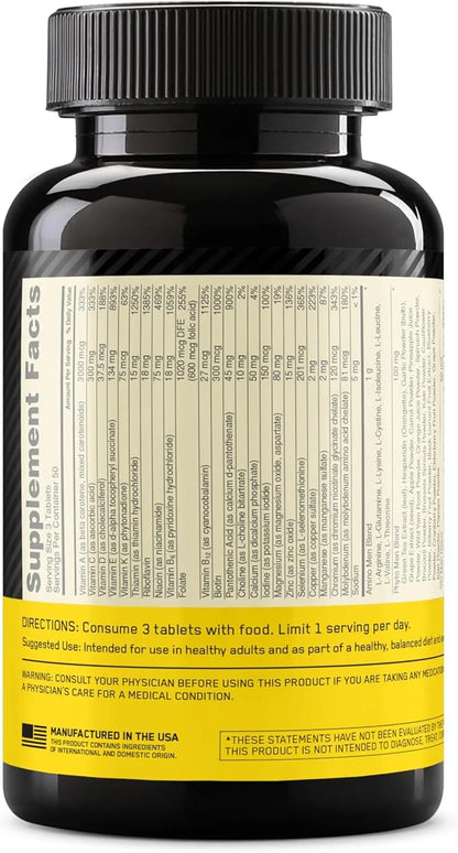 Optimum Nutrition Opti-Men, Vitamin C, Zinc B12 for 150 Count