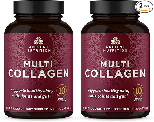 Ancient Nutrition Collagen Peptides Capsules Supplement, Hydrolyzed Collagen Pills for Women & Men, Supports Healthy Skin ...