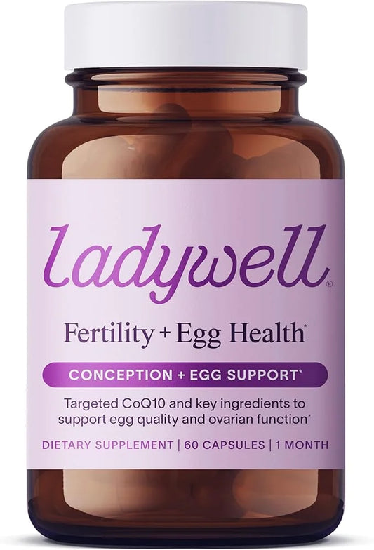 Fertility + Egg Health | Fertility Booster | Ovarian Health, Egg Quality, Ovulation & Healthy Conception Support | CoQ10, ...