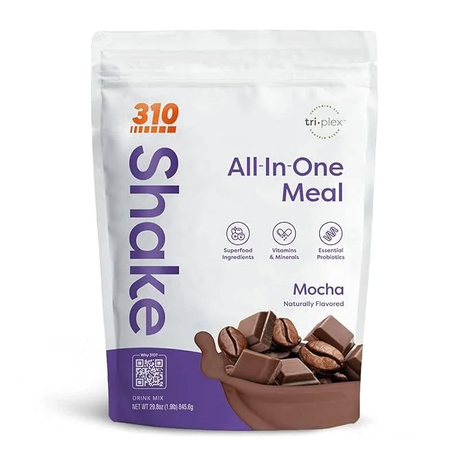 310 Nutrition All-In-One Meal Replacement Shake - Fiber-Rich Superfood Blend with Natural Sweeteners - Low Carb, Keto & Pa...
