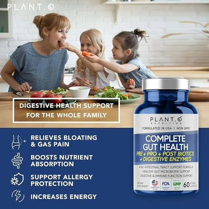 4-in-1 Prebiotic Probiotic & Postbiotic 60 Capsules