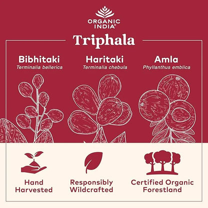 Organic India Triphala Capsules Organic 180 Capsules