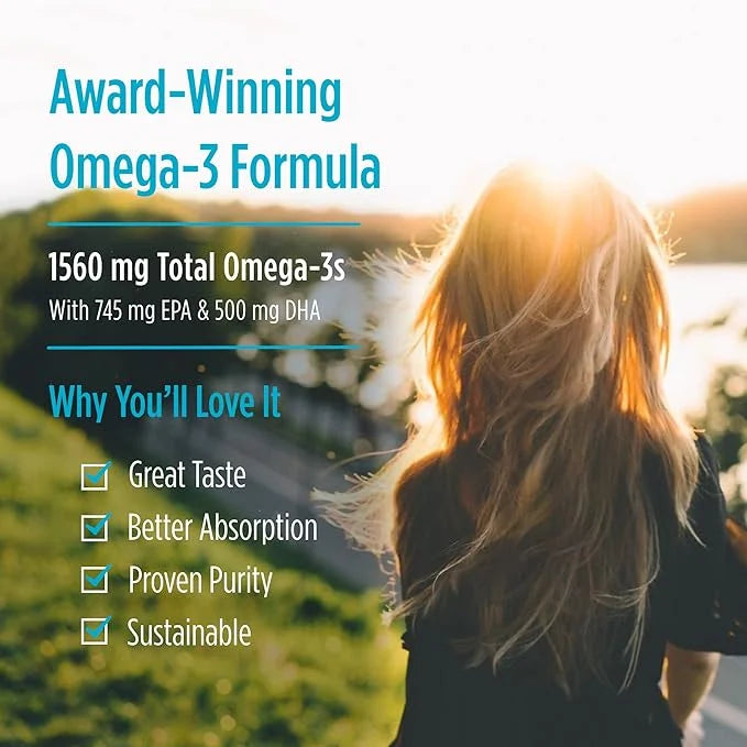 Nordic Naturals Omega-3, Lemon Flavor 8 oz 1560 mg Omega-3 - 48 Servings