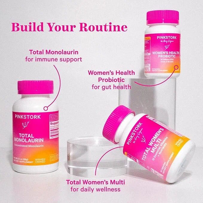 Pink Stork Women's Multivitamin 19 Vitamins B6, B12 B12 & 30 Capsules