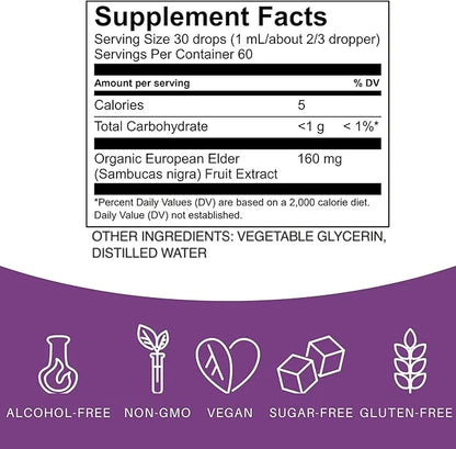 Elderberry Drops for Immune Support
